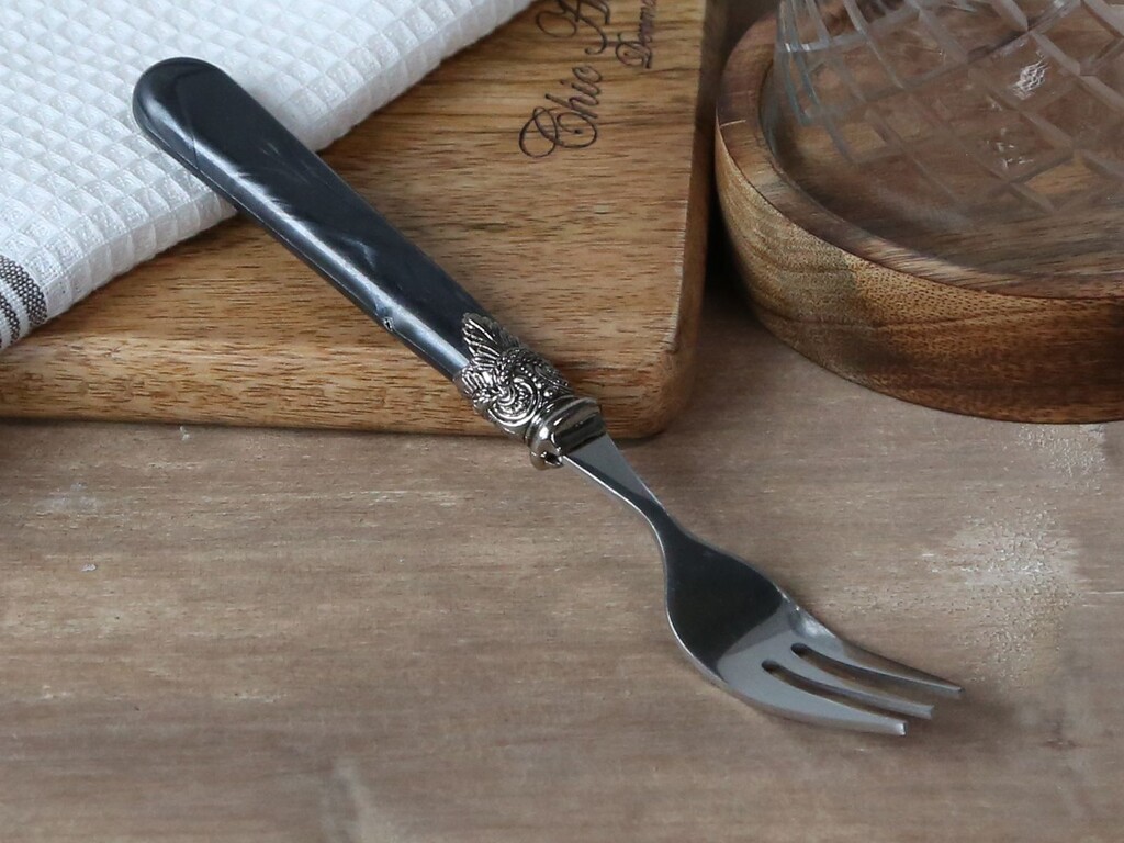 Chic Antique Linas Kuchengabel mit silber Deko online kaufen bei SKANDEKO (Ansicht 2)