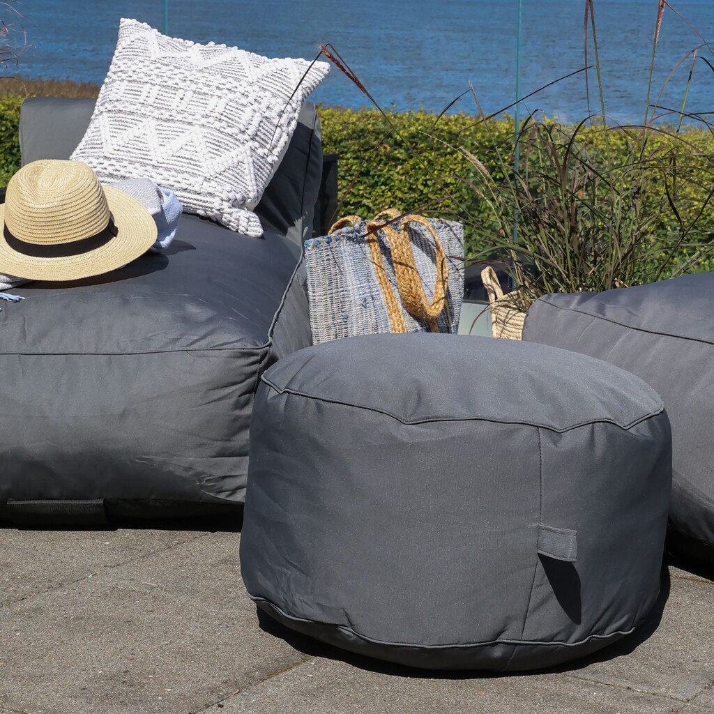Chic Antique Lounge Puff aus Nylon für Draussen online kaufen bei SKANDEKO (Ansicht 2)