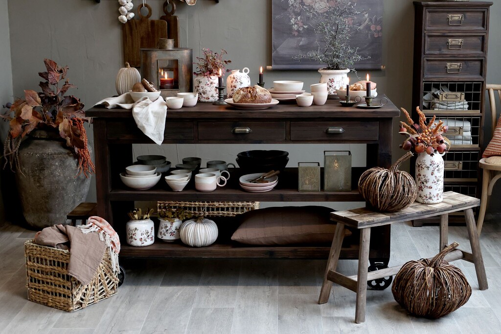Chic Antique Nancy Blumentopf Typ 2 mit Blumenmotiv online kaufen bei SKANDEKO (Ansicht 2)