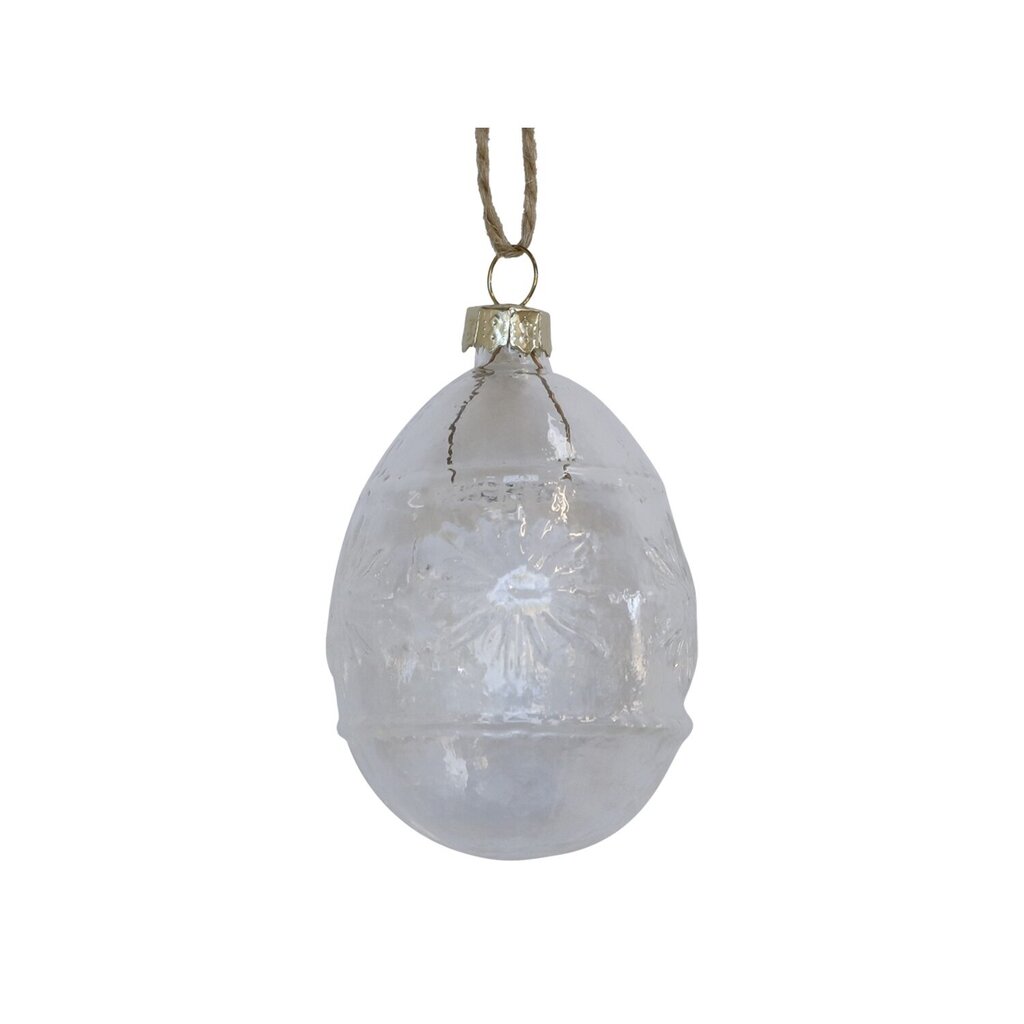Chic Antique Osterei mit Muster aus Glas online kaufen bei SKANDEKO