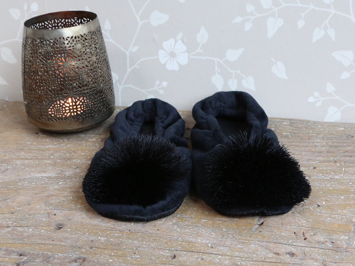 Chic Antique Pantoffeln mit Pompon online kaufen bei SKANDEKO (Ansicht 2)