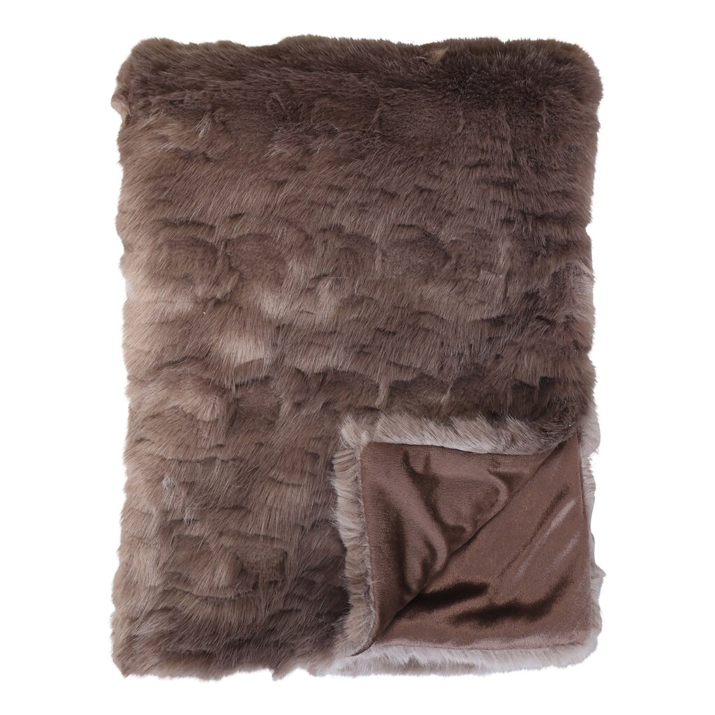Chic Antique Plaid aus Pelzimitat online kaufen bei SKANDEKO