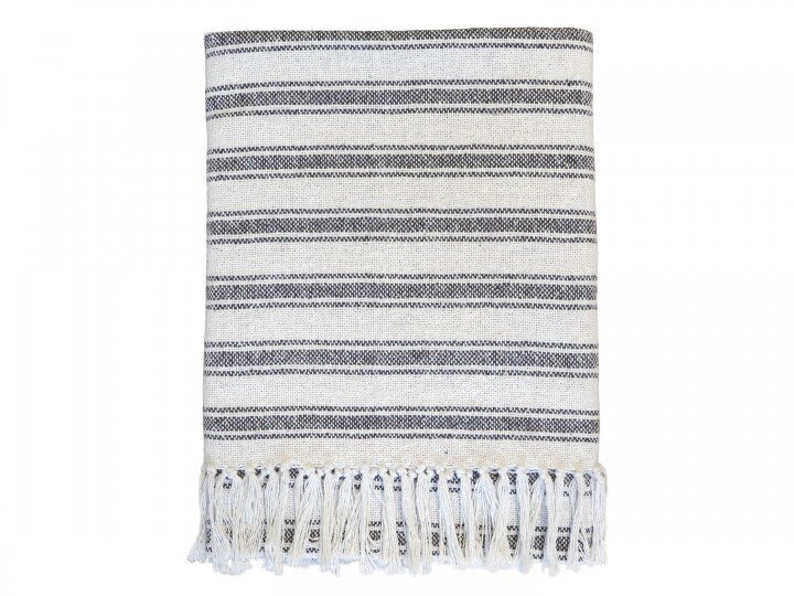 Plaid mit Muster aus Überschussmaterial
