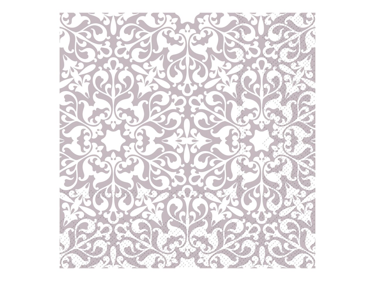Quadratische Serviette mit Muster