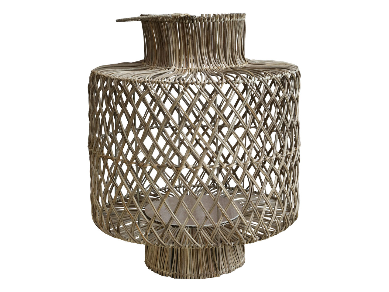 Rattan Laterne geflochten