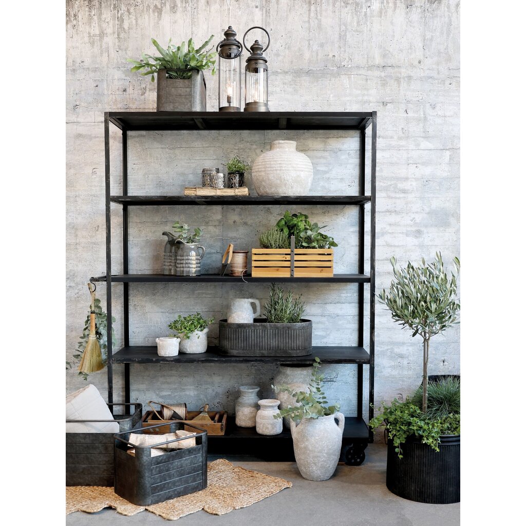 Chic Antique Regal auf Rädern mit 5 Ablagen online kaufen bei SKANDEKO (Ansicht 2)