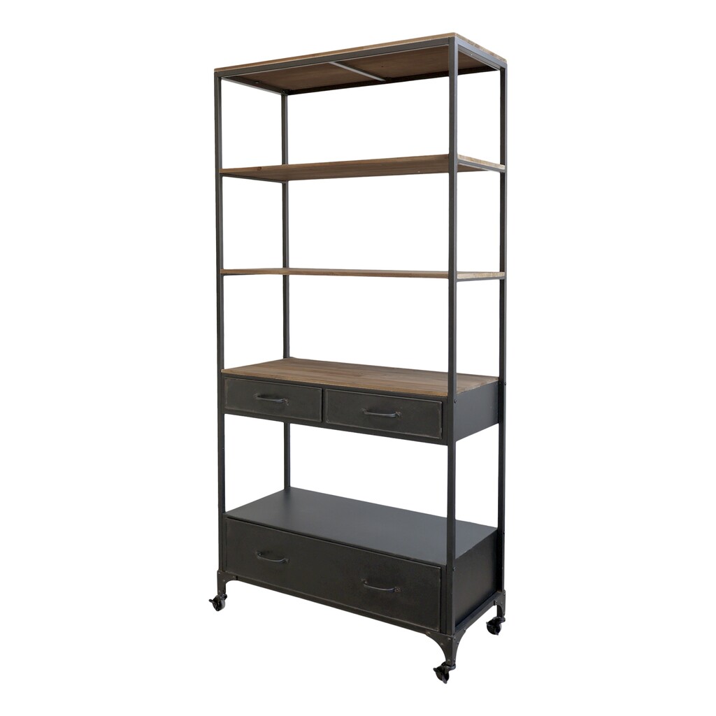 Chic Antique Regal auf Rädern mit Schubladen online kaufen bei SKANDEKO