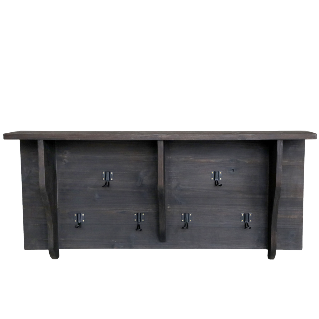 Chic Antique Regalbrett mit 6 Haken online kaufen bei SKANDEKO