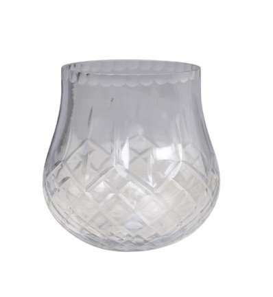 Chic Antique Rundlicher Teelichthalter mit Schliff online kaufen bei SKANDEKO