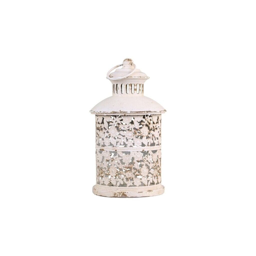 Chic Antique Runde Laterne mit Blumenmuster online kaufen bei SKANDEKO