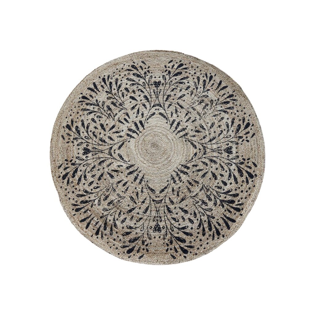 Chic Antique Runder Teppich aus Jute mit Muster online kaufen bei SKANDEKO