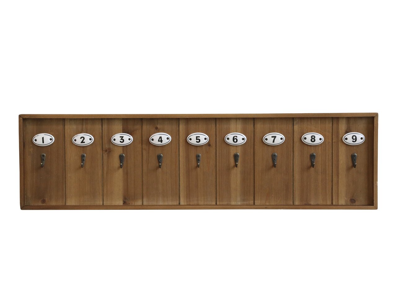 Chic Antique Schlüsselbrett mit 9 Haken, länglich online kaufen bei SKANDEKO