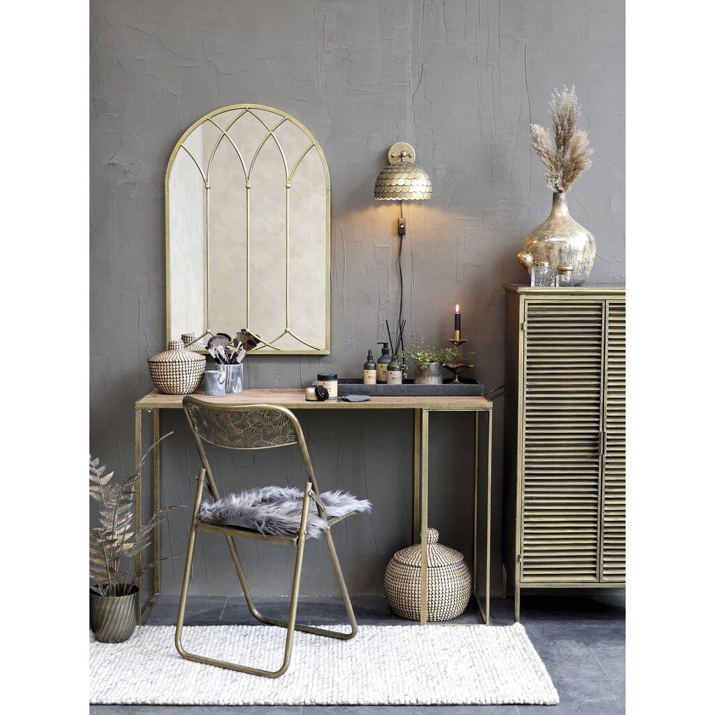 Chic Antique Schrank aus Eisen mit Lamellentüren online kaufen bei SKANDEKO (Ansicht 2)