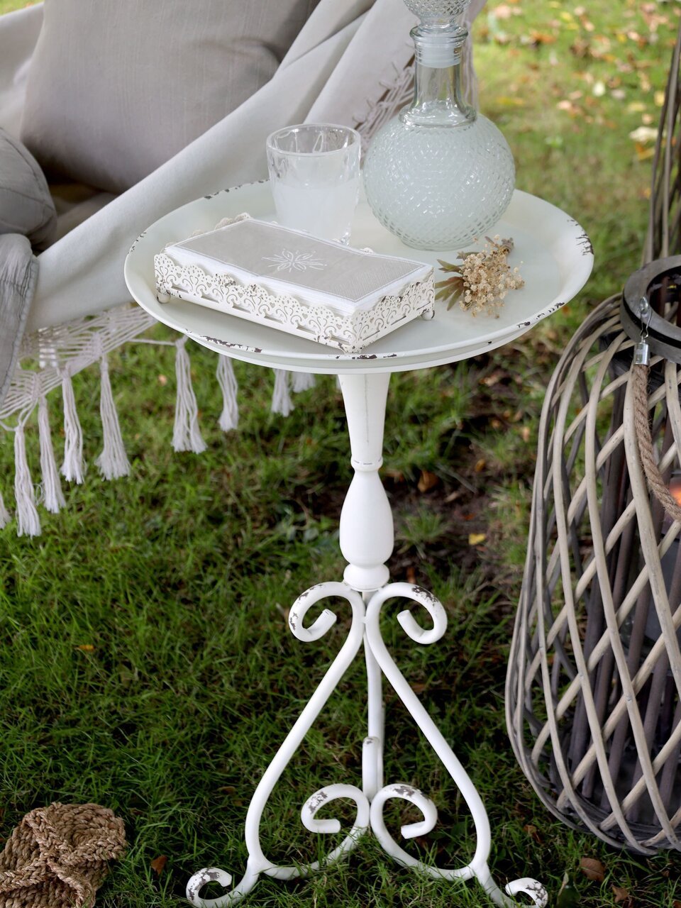 Chic Antique Serviettenhalter mit Dekorkante online kaufen bei SKANDEKO (Ansicht 2)