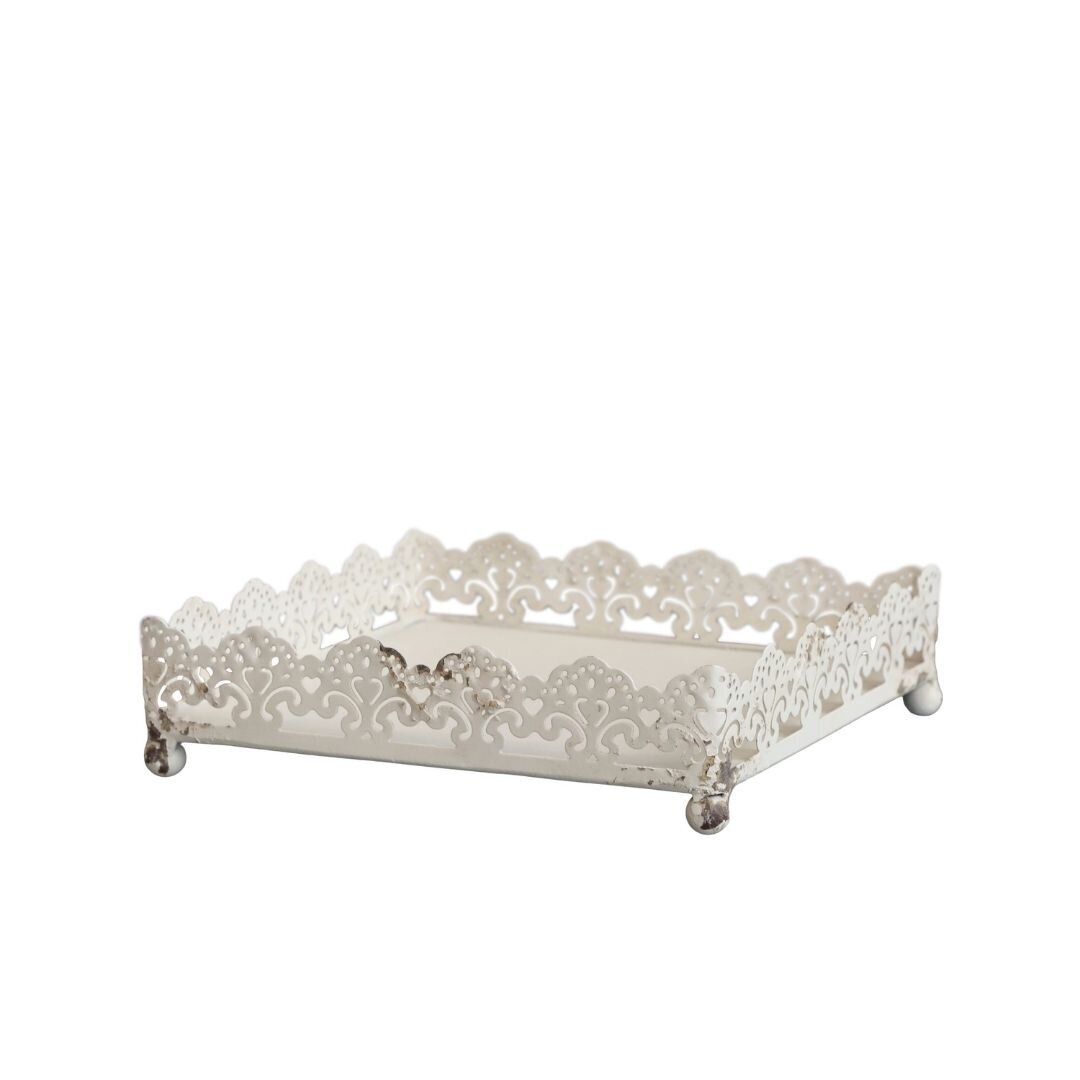 Chic Antique Serviettenhalter mit Dekorkante online kaufen bei SKANDEKO