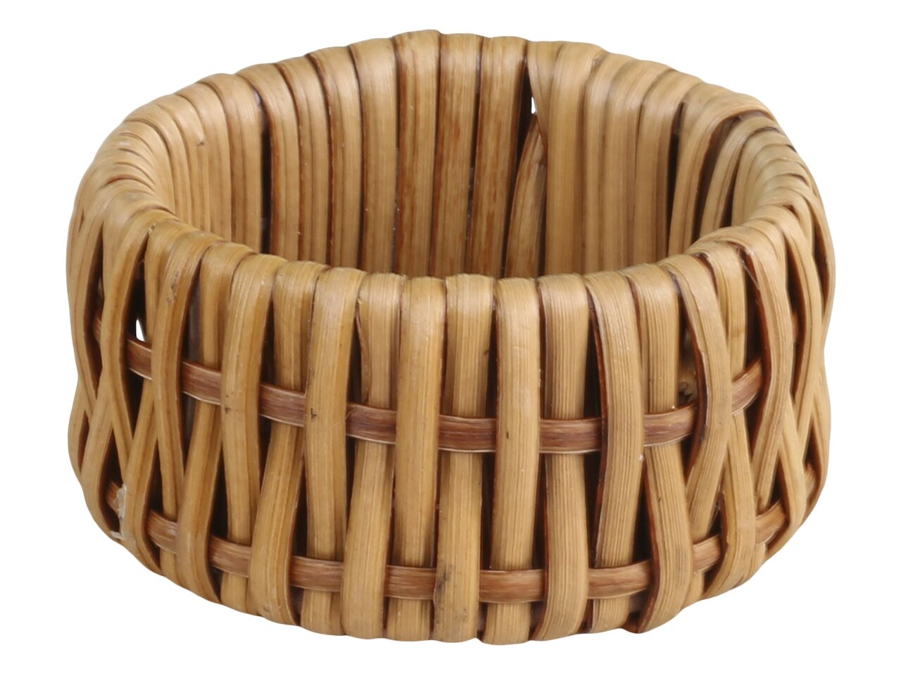 Serviettenring 4er-Set aus Rattan