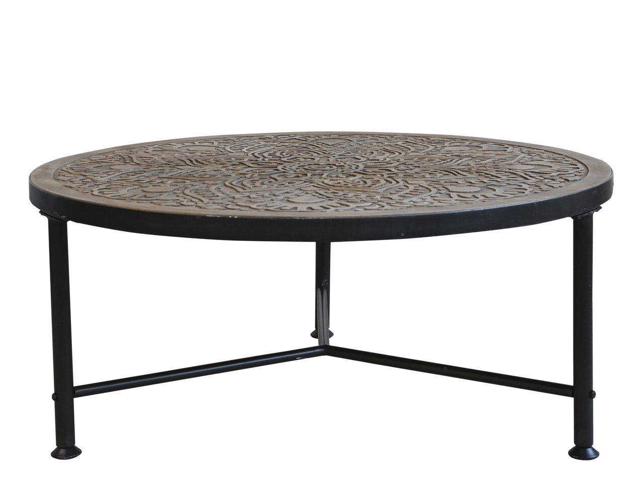 Sofatisch mit Schnitzerei