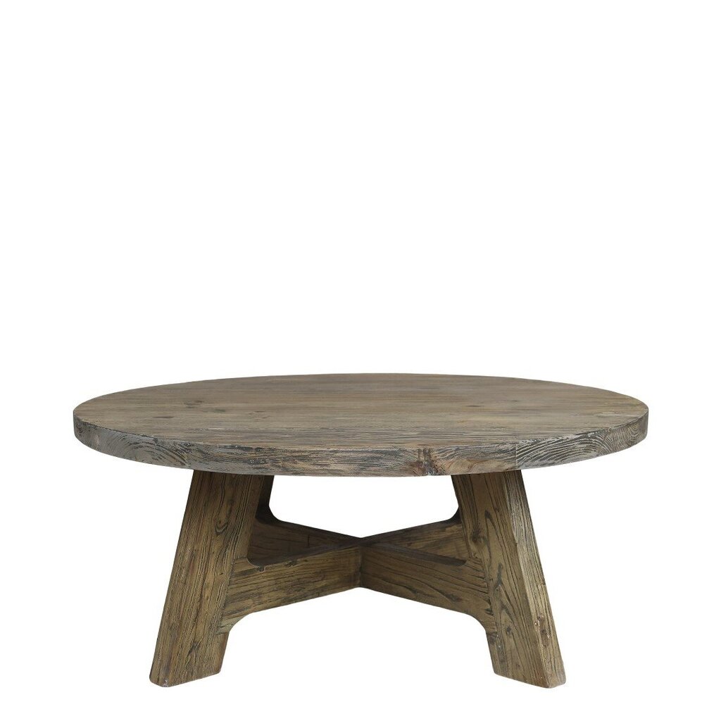 Chic Antique Sofatisch Rund aus Recyclingholz online kaufen bei SKANDEKO