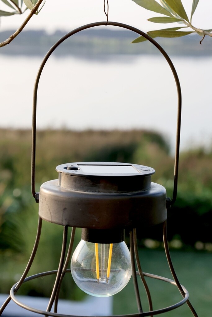 Chic Antique Solarlaterne LED Vintage