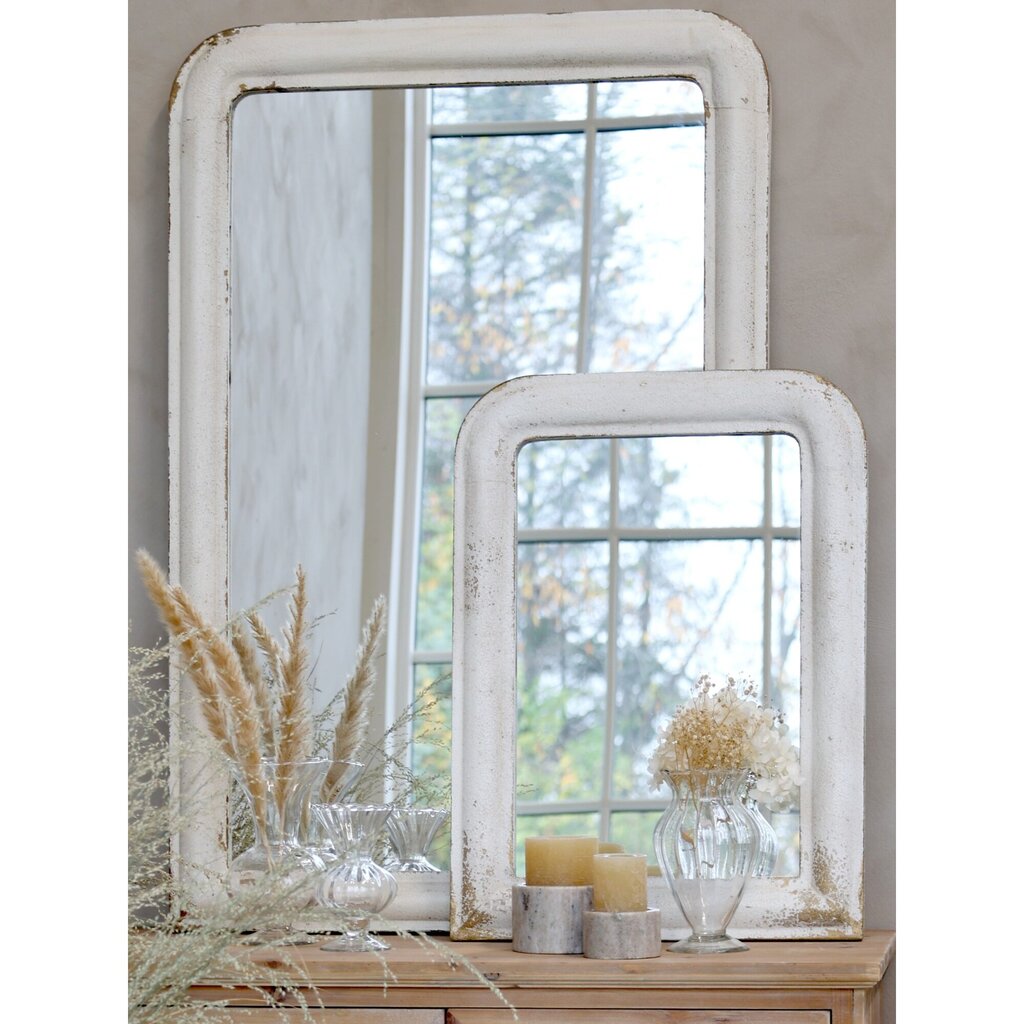 Chic Antique Spiegel aus Eisen im Shabby Look online kaufen bei SKANDEKO (Ansicht 2)