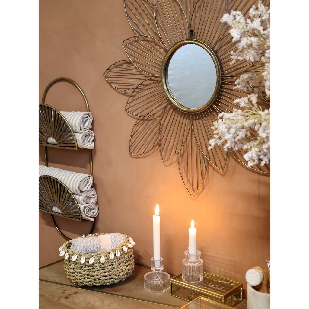 Chic Antique Spiegel mit Blumendeko online kaufen bei SKANDEKO (Ansicht 2)