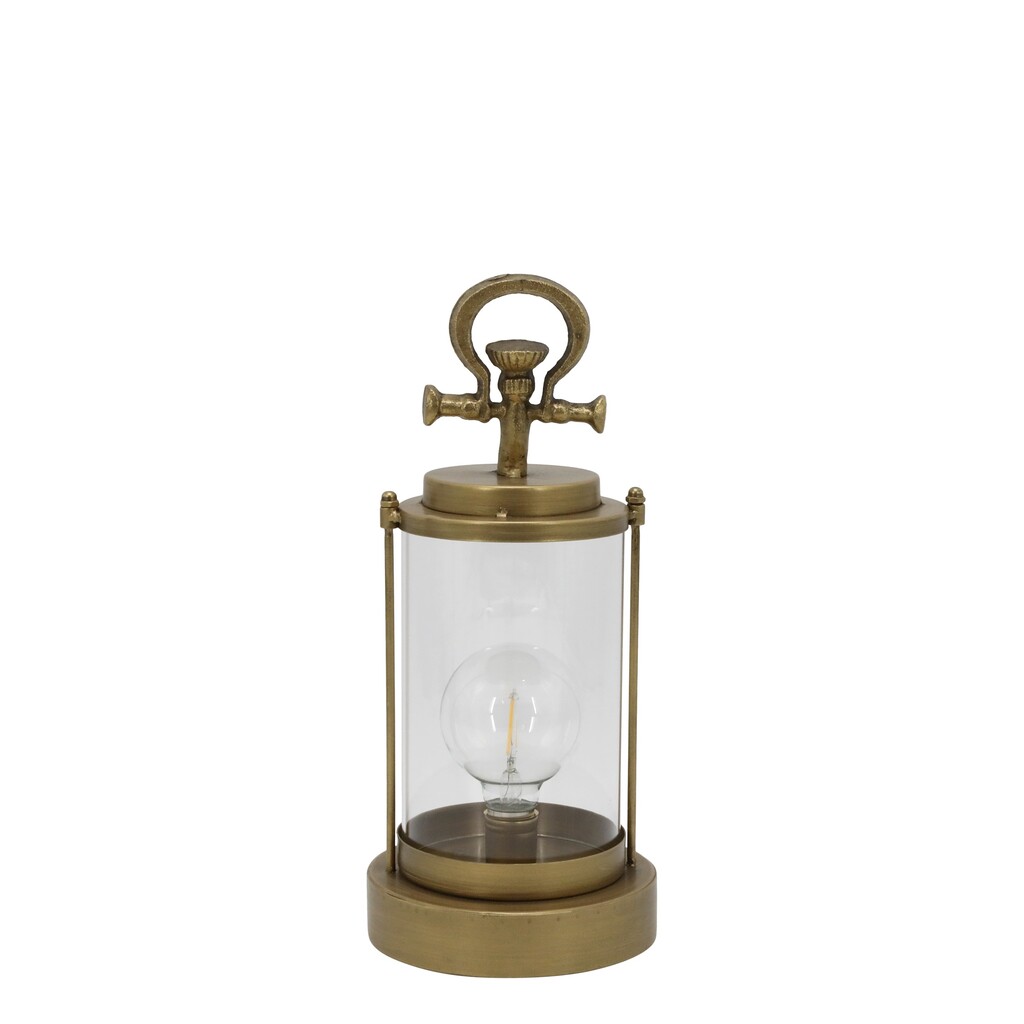 Chic Antique Stall Laterne mit LED und Timer online kaufen bei SKANDEKO