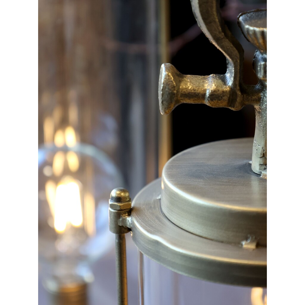 Stall Laterne mit LED und Timer