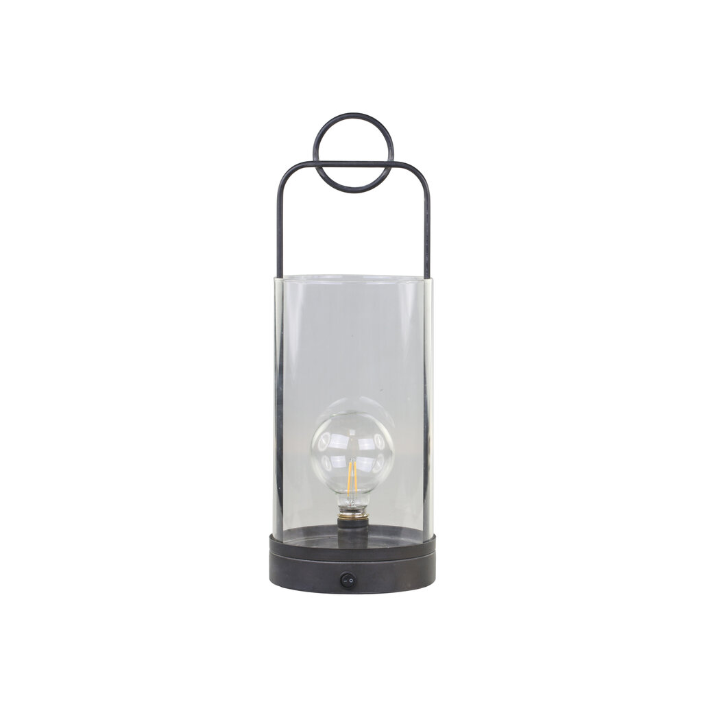Chic Antique Stalllaterne mit Timer und Glühbirne online kaufen bei SKANDEKO