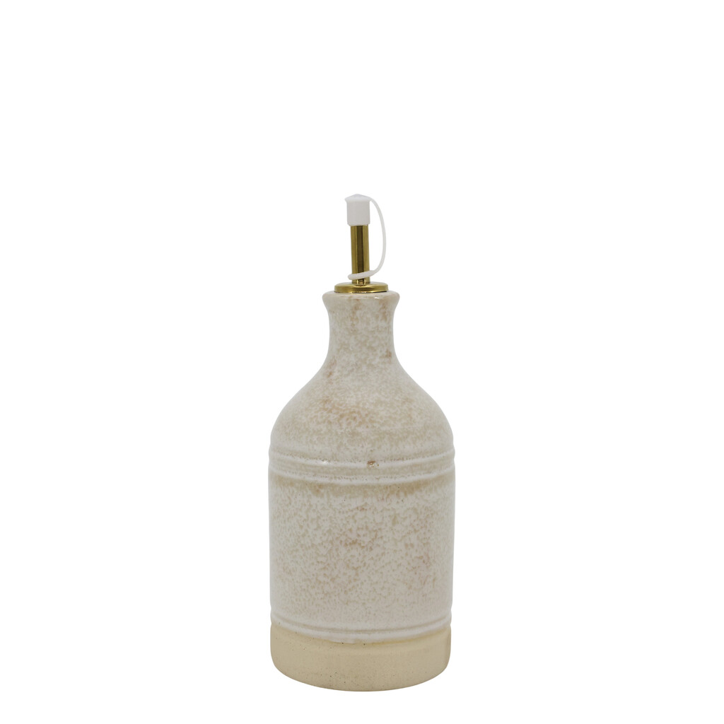 Steingut-Flasche mit Weinausgießer