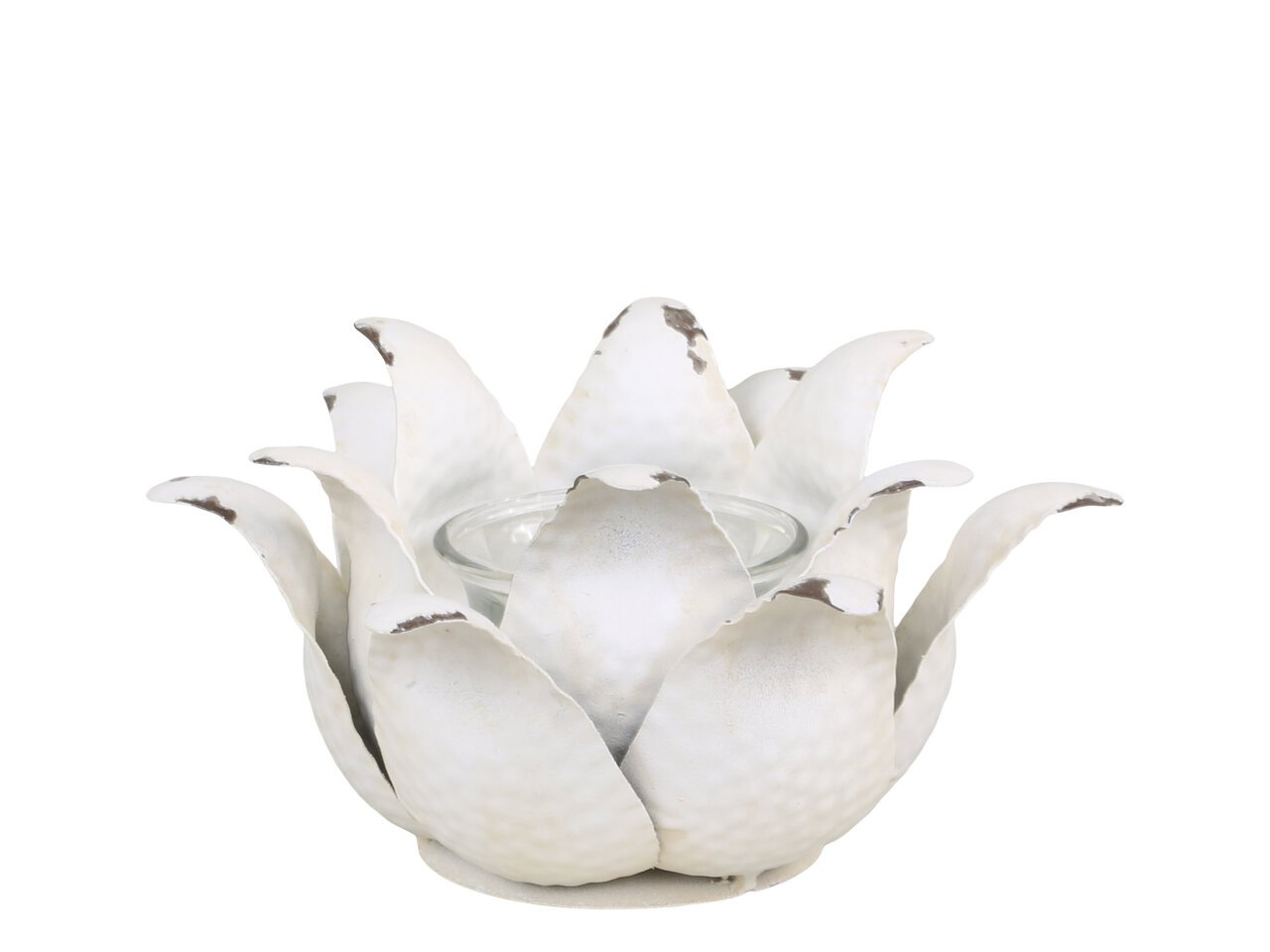 Chic Antique Teelichthalter Blume aus Eisen online kaufen bei SKANDEKO