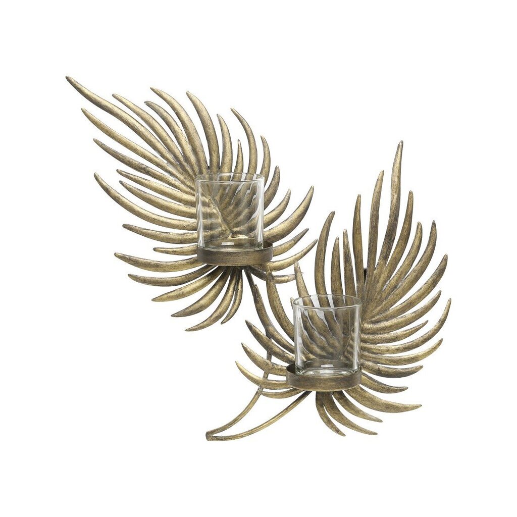 Chic Antique Wand Teelichthalter in Blattform online kaufen bei SKANDEKO