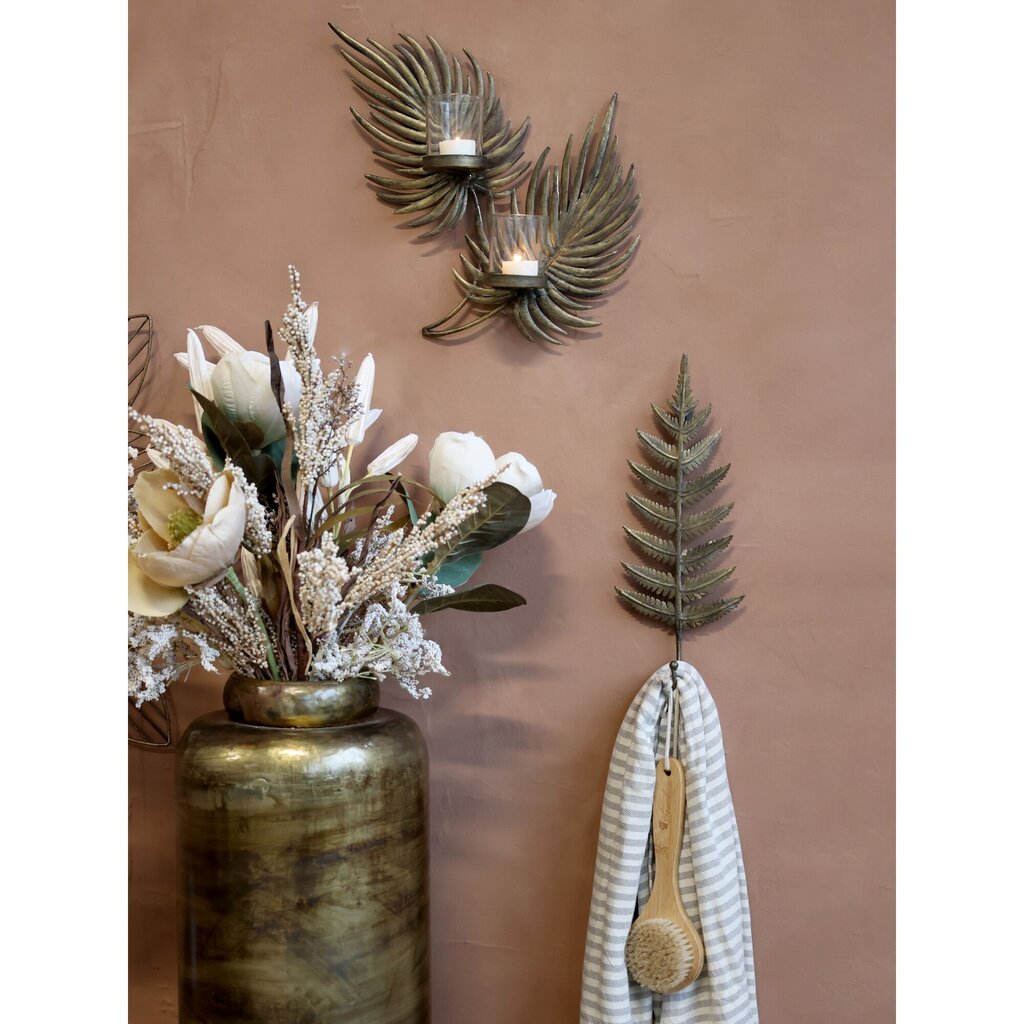 Chic Antique Wand Teelichthalter in Blattform online kaufen bei SKANDEKO (Ansicht 2)