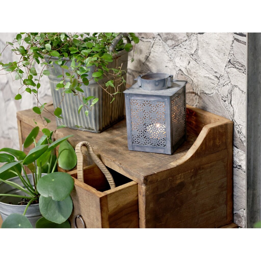 Chic Antique Teelichthalter Laterne mit Muster online kaufen bei SKANDEKO (Ansicht 2)