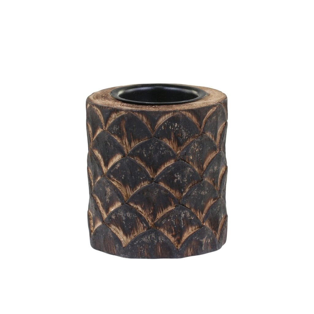 Chic Antique Teelichthalter Mangoholz mit Muster online kaufen bei SKANDEKO