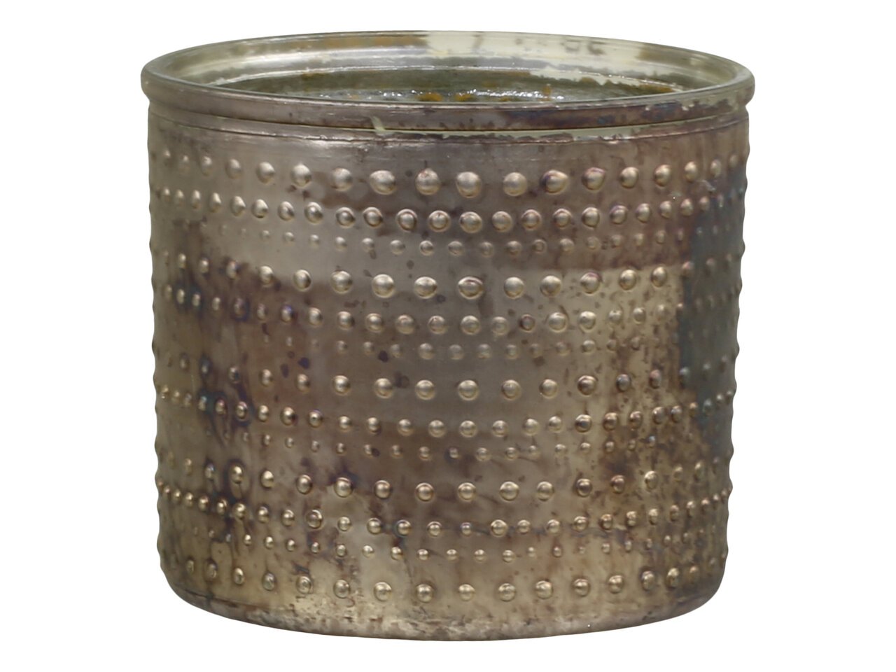 Chic Antique Teelichthalter mit Muster aus Glas online kaufen bei SKANDEKO