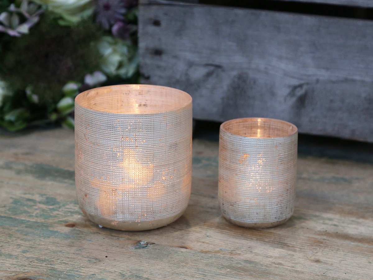 Chic Antique Teelichthalter silber online kaufen bei SKANDEKO (Ansicht 2)