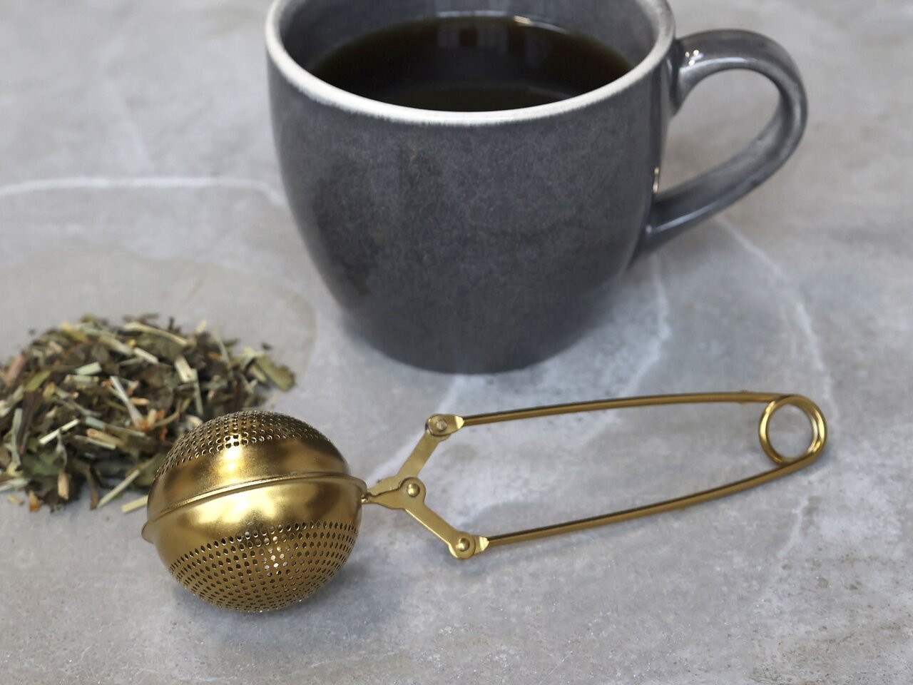 Chic Antique Teesieb messingfarben online kaufen bei SKANDEKO (Ansicht 2)