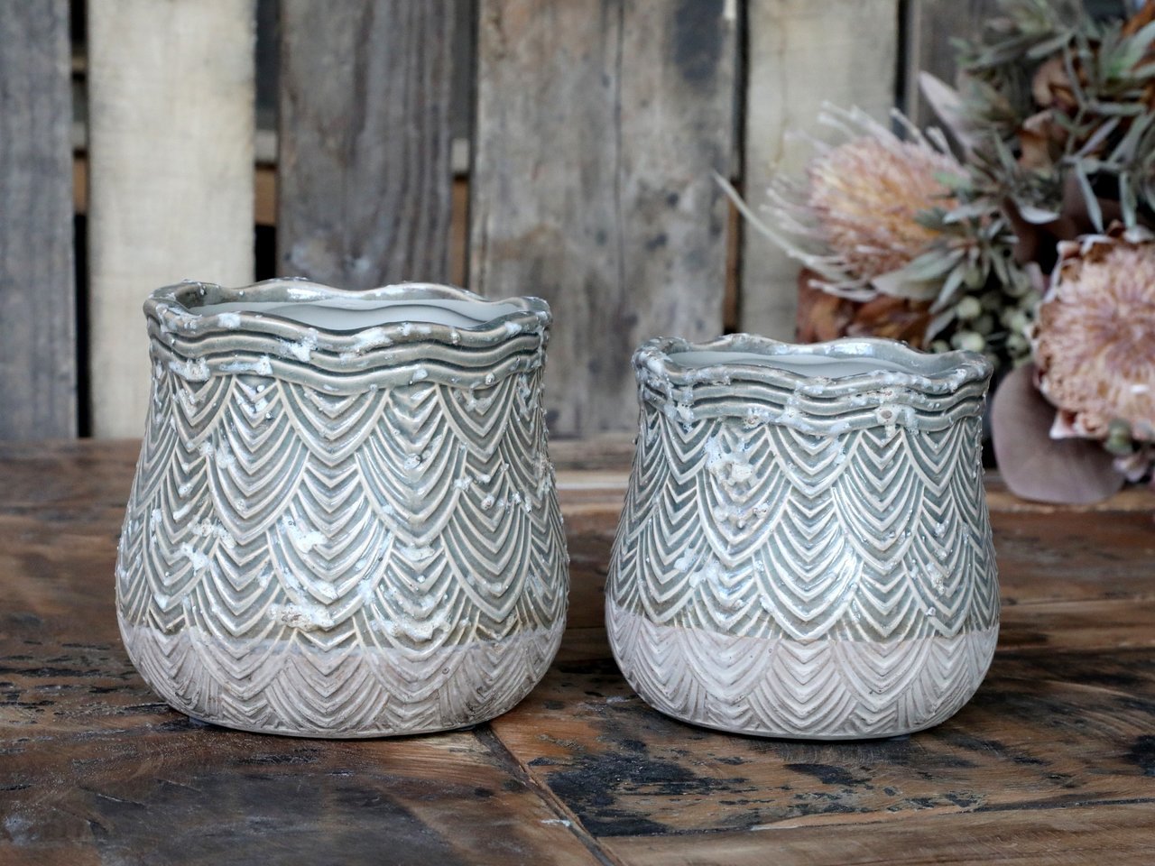 Chic Antique Valence Übertopf online kaufen bei SKANDEKO (Ansicht 2)