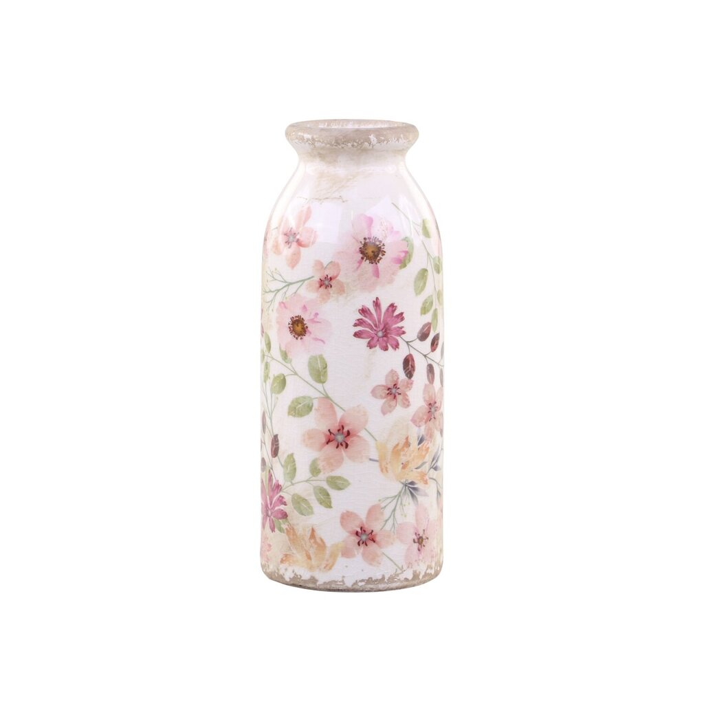 Vase Auray Flasche mit Blumen
