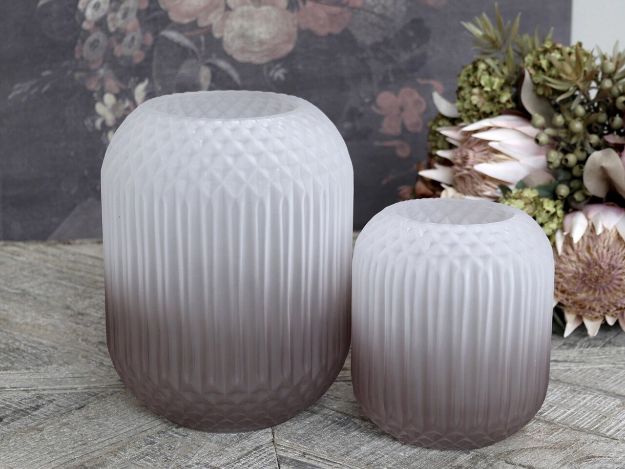 Chic Antique Vase mattiert mit Farbverlauf online kaufen bei SKANDEKO (Ansicht 2)