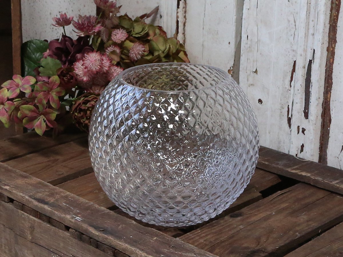 Chic Antique Vase mit Diamantenausschnitt online kaufen bei SKANDEKO (Ansicht 2)