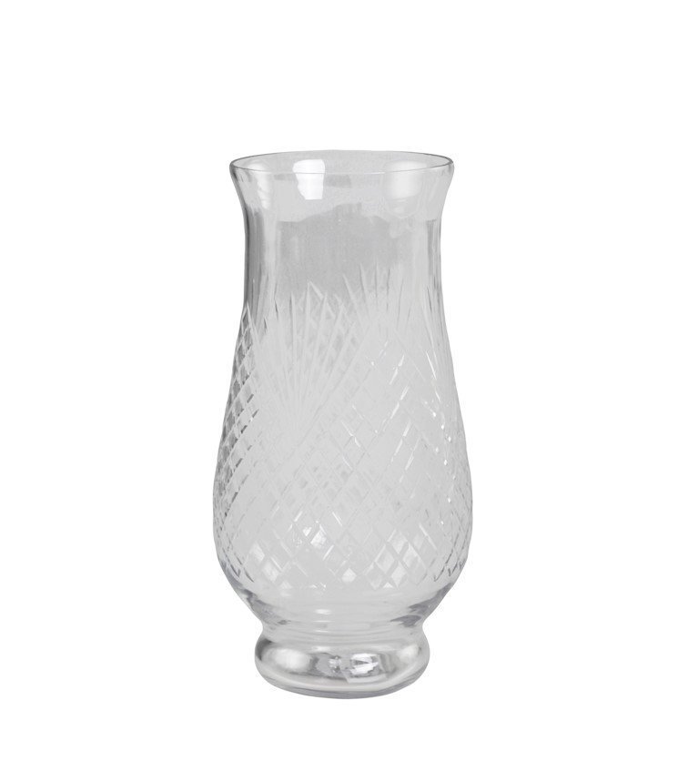 Chic Antique Vase mit Schliff hoch online kaufen bei SKANDEKO