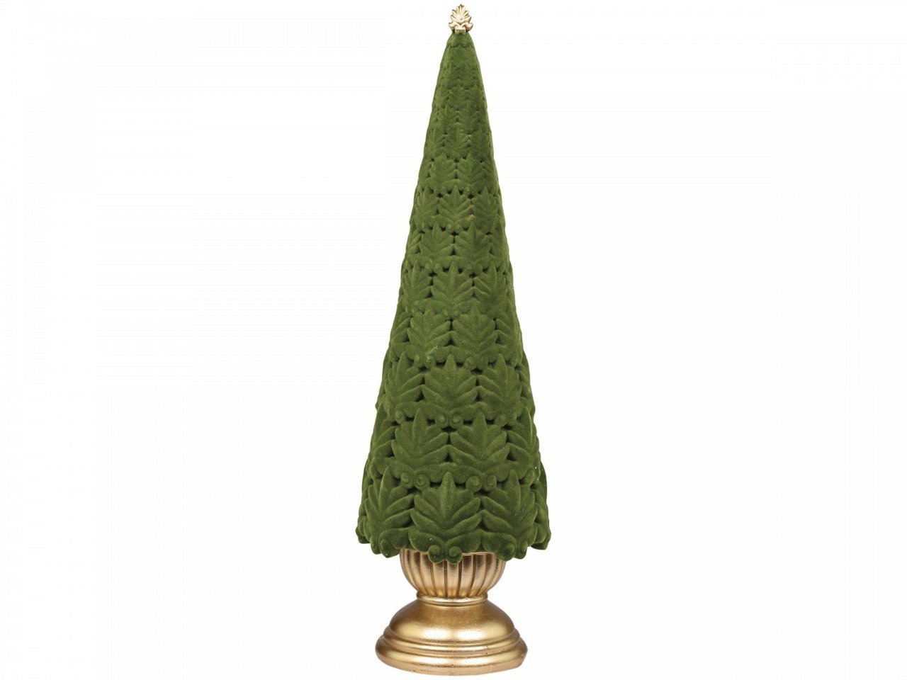 Velours Weihnachtsbaum auf Fuß