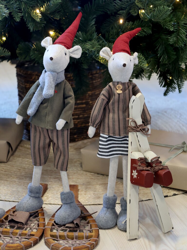 Chic Antique Vintage Deko Schneeschuhe 2er-Set online kaufen bei SKANDEKO (Ansicht 2)