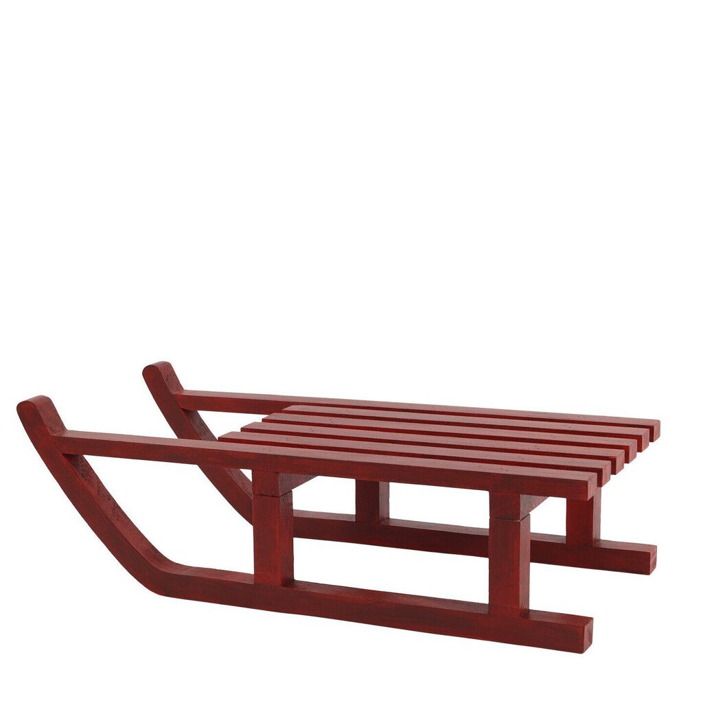 Chic Antique Vintage Deko-Schlitten aus Kiefernholz im Brocante-Stil online kaufen bei SKANDEKO