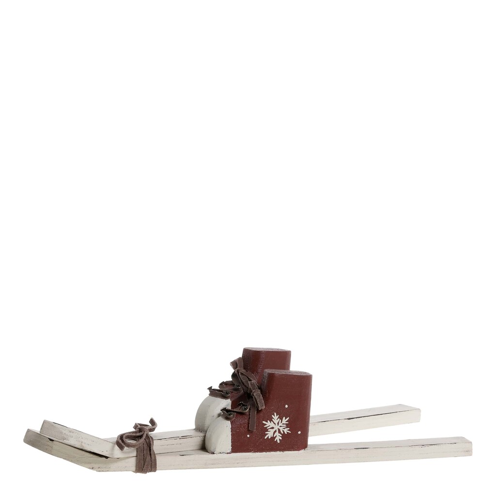 Chic Antique Vintage Ski mit Stiefeln online kaufen bei SKANDEKO