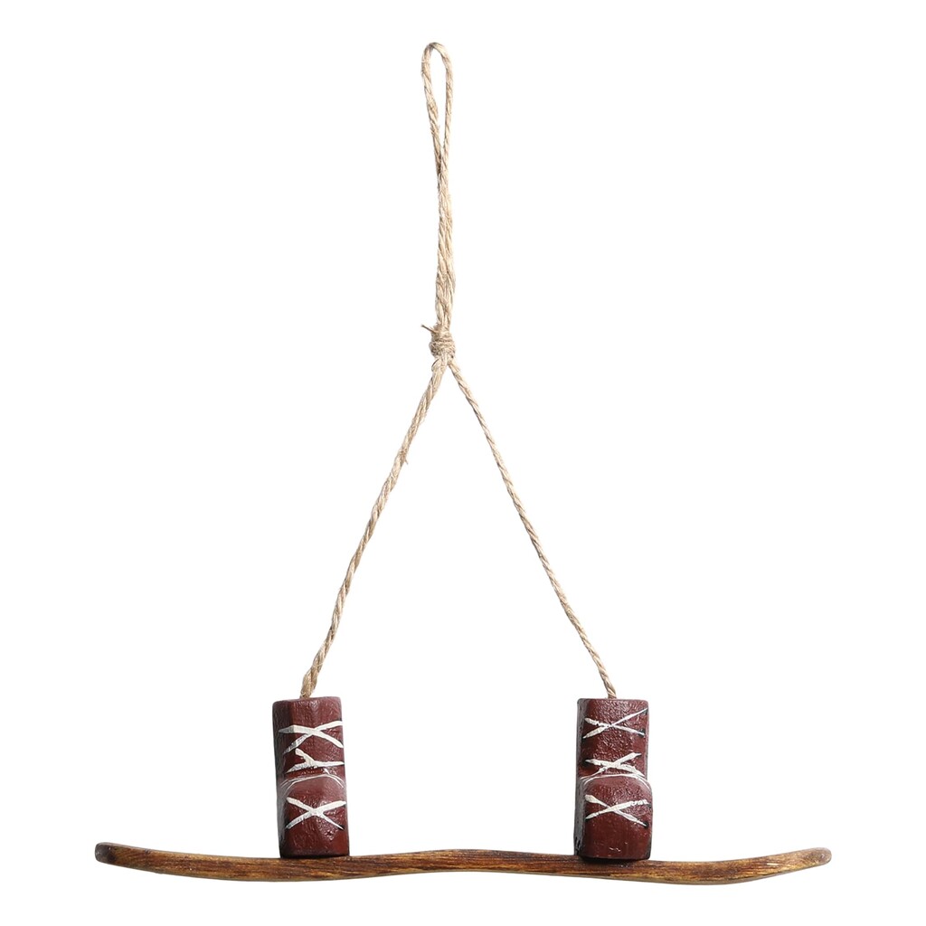 Chic Antique Vintage Snowboard zum Aufhängen online kaufen bei SKANDEKO