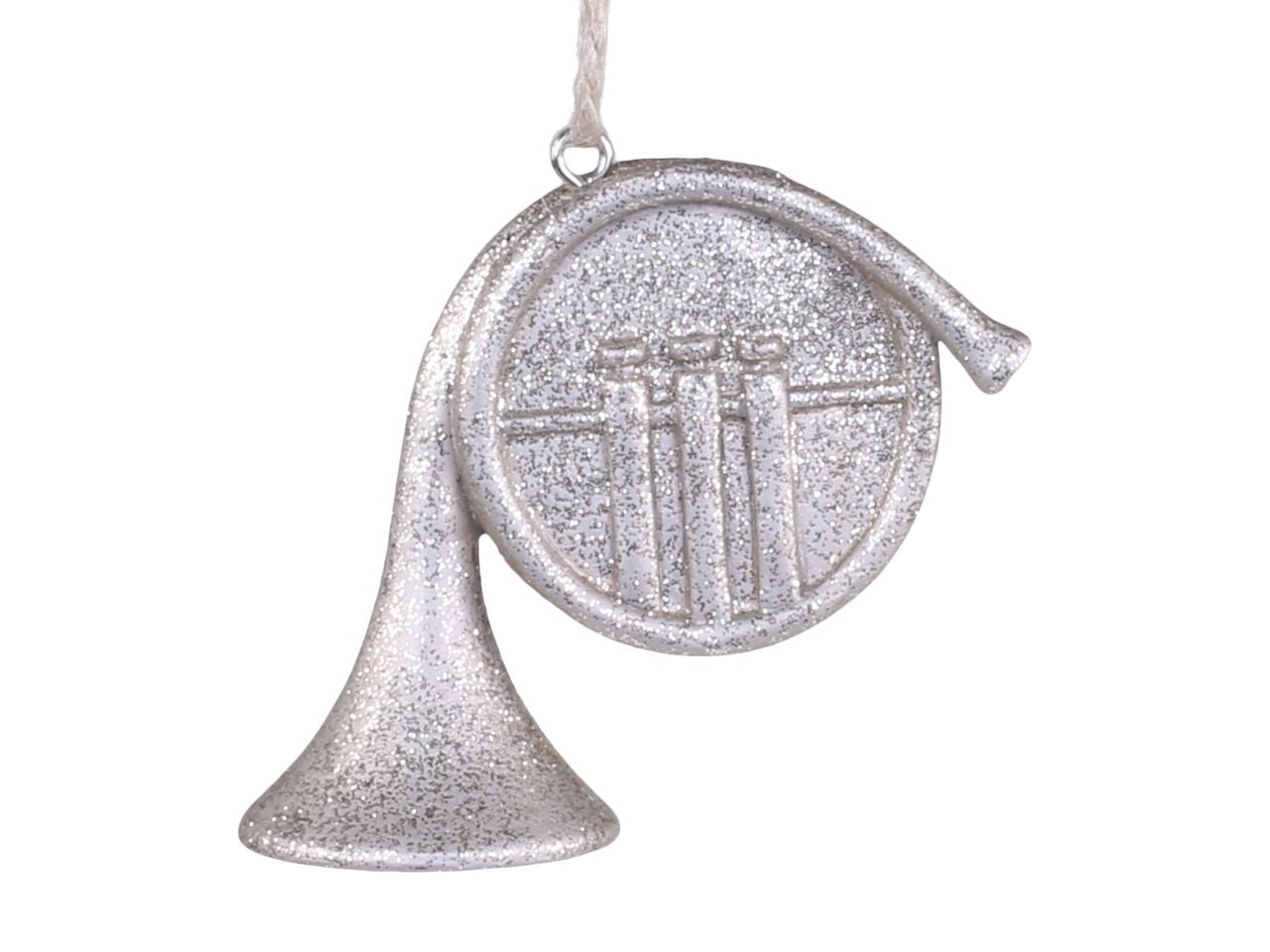 Chic Antique Waldhorn Anhänger mit Glitzer online kaufen bei SKANDEKO