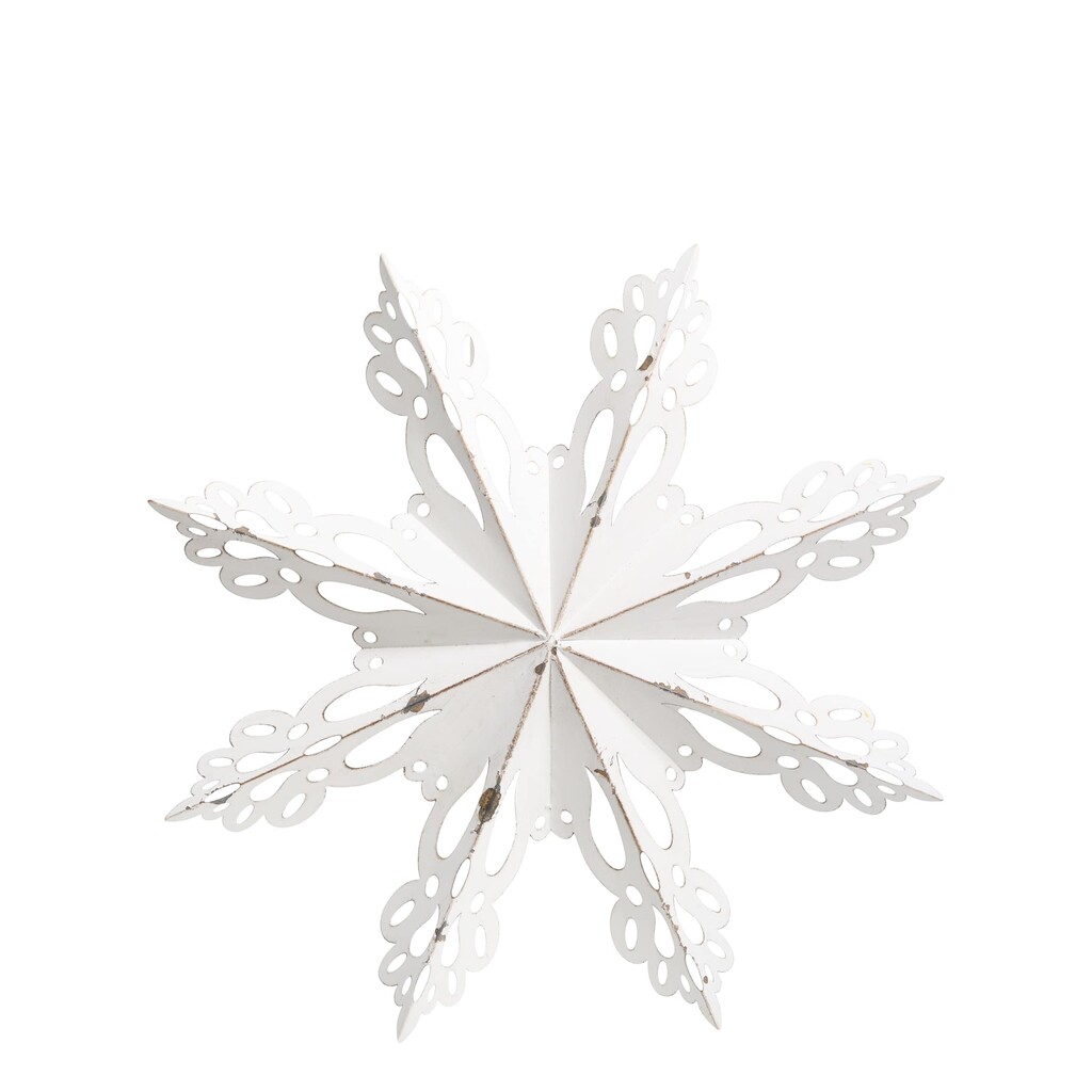 Chic Antique Wanddekor Schneeflocke online kaufen bei SKANDEKO