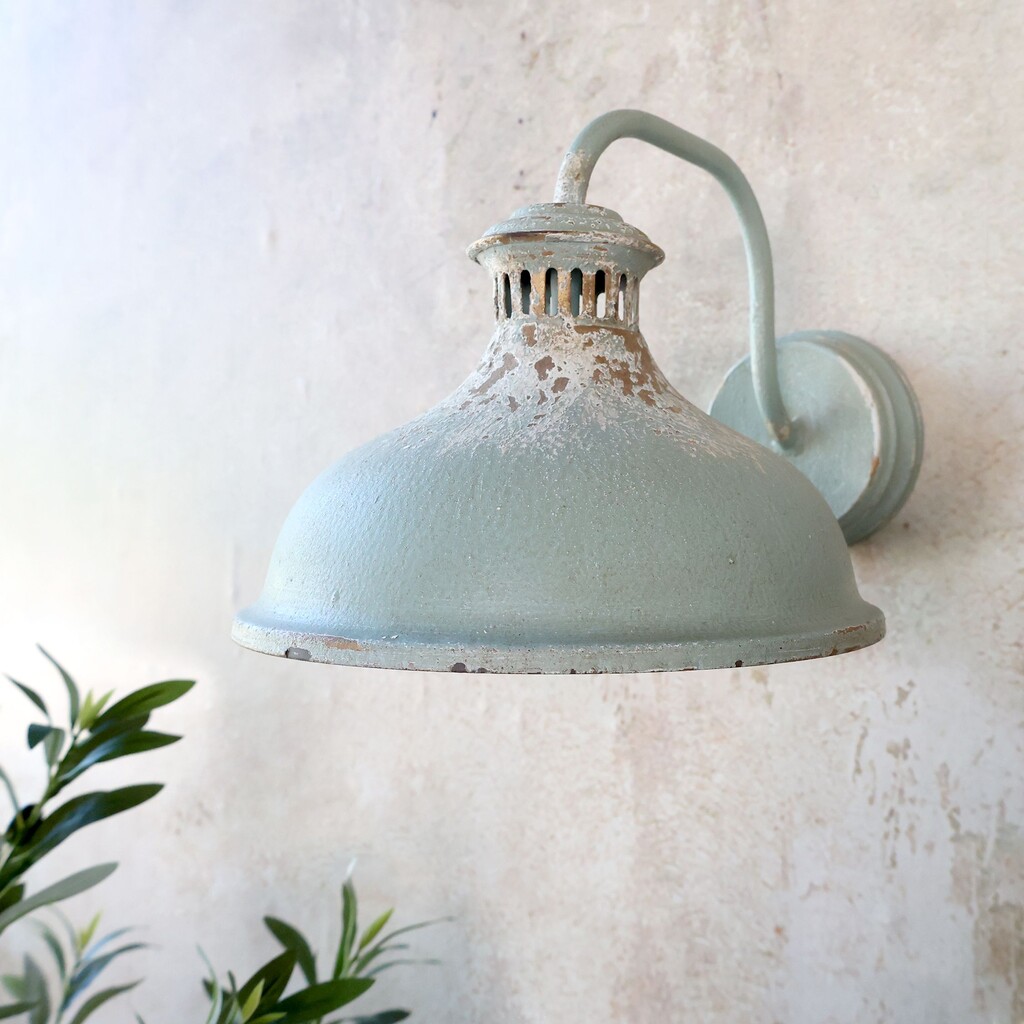 Wandlampe Antik Opal